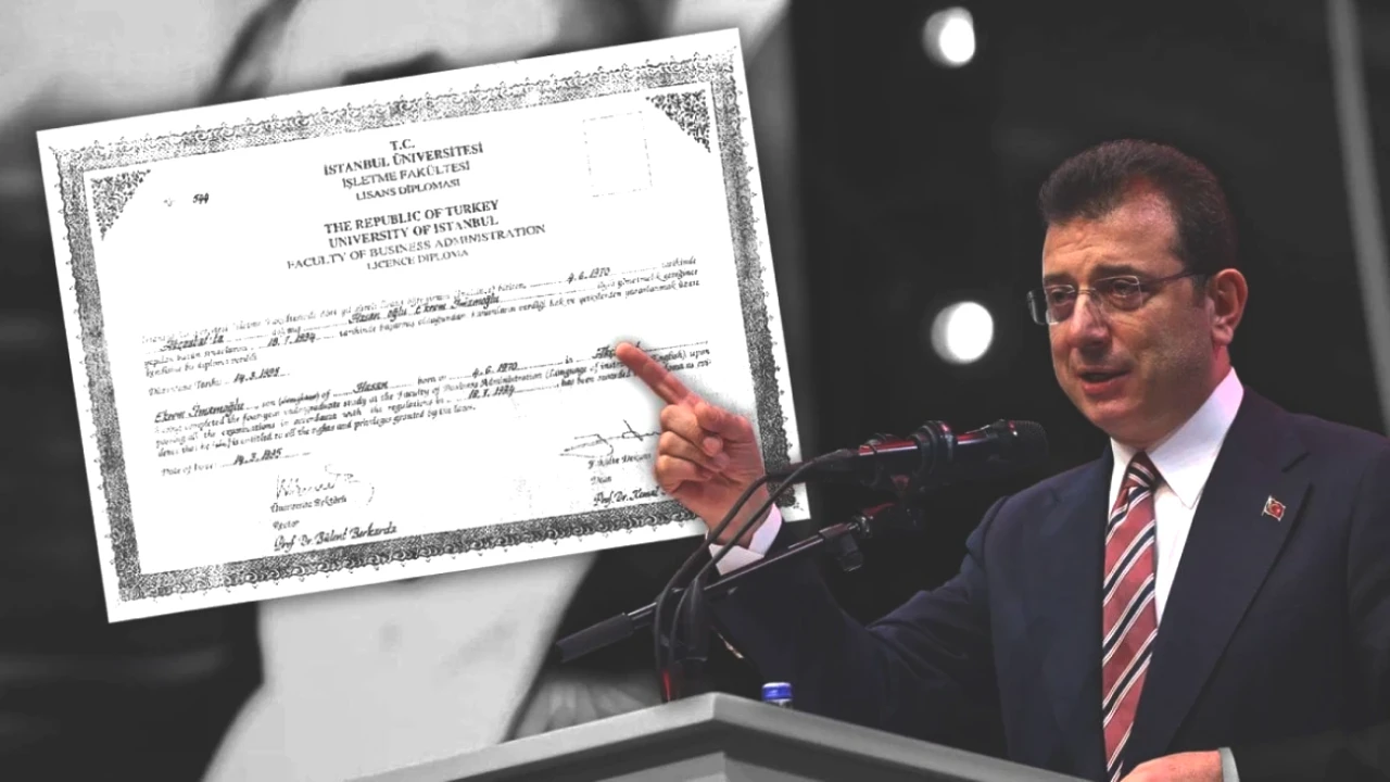 İmamoğlu'ndan Sert Tepki: 'Sahte Diploma İle İlgili Tek Dertleri Bu!'
